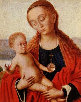 珮特魯斯 尅裡斯圖斯 Madonna detail 珮特魯斯 尅裡斯圖斯 Madonna detail